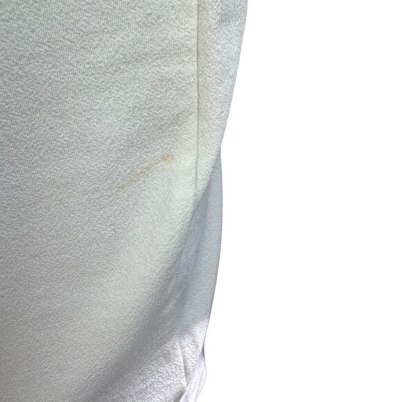 Club Monaco Women White High Neck Sleeveless Knee Length Sheath Dress Size M - Picture 4 of 9